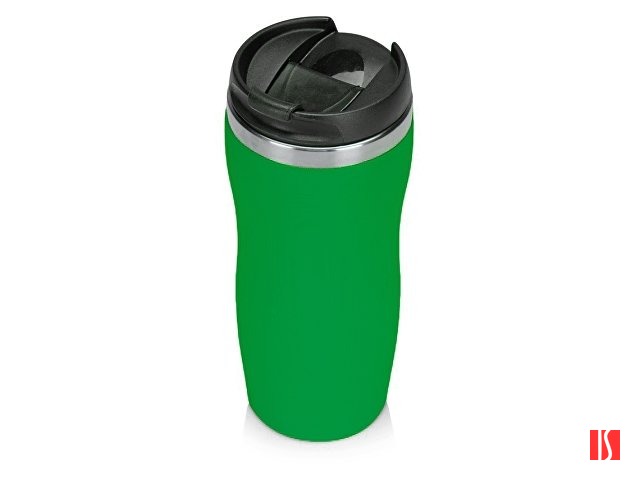 Термокружка "Mony Steel" 350 мл, soft touch, зеленый