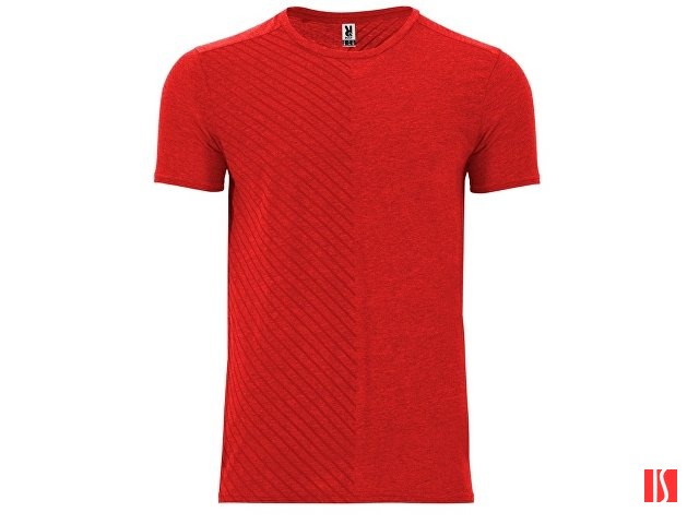 Футболка "Baku" мужская, меланжевый красный