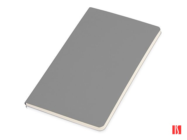 Блокнот А5 "Softy" 13*20,6 см в мягкой обложке, серый