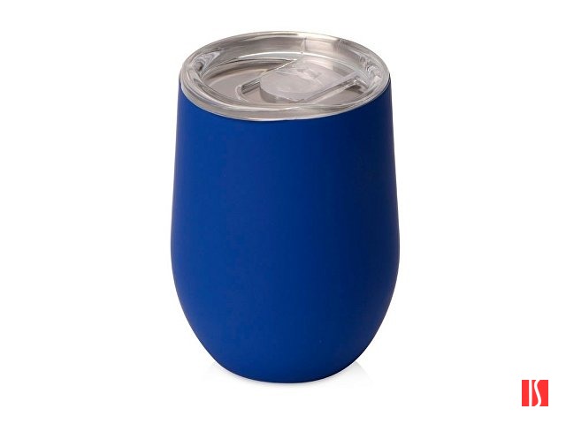 Термокружка Sense Gum, soft-touch, непротекаемая крышка, 370мл, синий