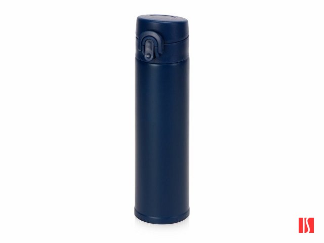 Вакуумная герметичная термокружка «Inter», темно-синий, нерж. сталь