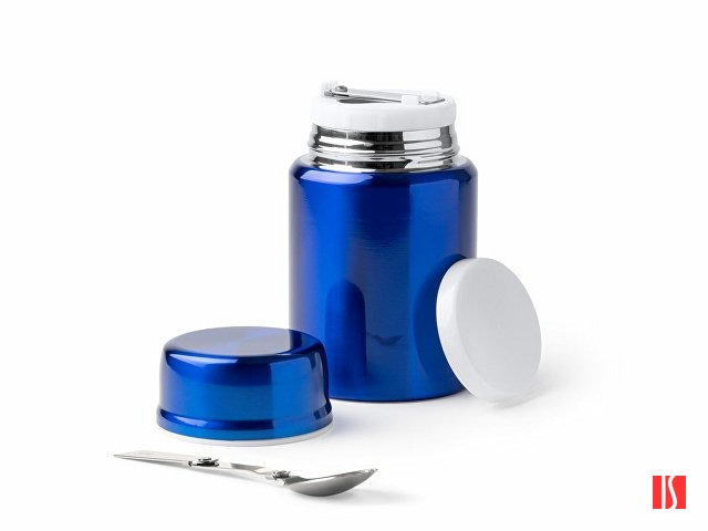 Многофункциональный термос DANGO с двойными стенками, 450 мл, королевский синий