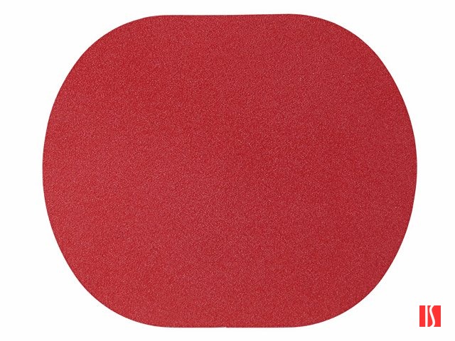 ПАТЧ ОВАЛ nubuk (красный) 6,0 х 5,0 см