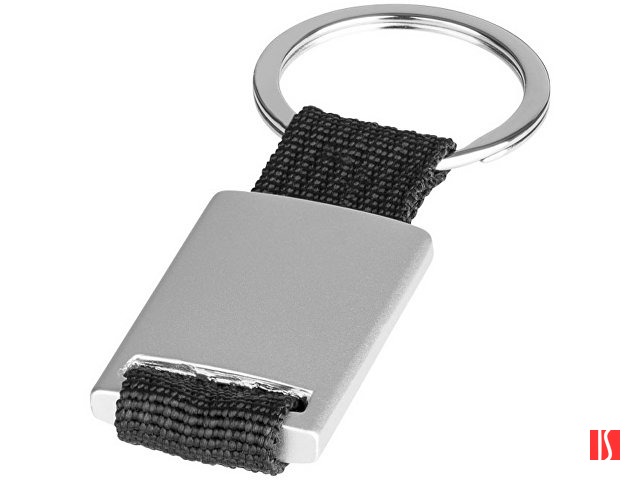 Брелок "Mondo", серебристый/черный