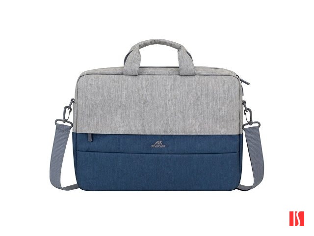 RIVACASE 7532 grey/dark blue сумка для ноутбука 15.6''