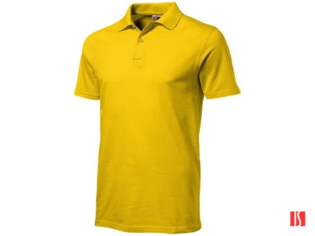 Рубашка поло "First" мужская, золотисто-желтый