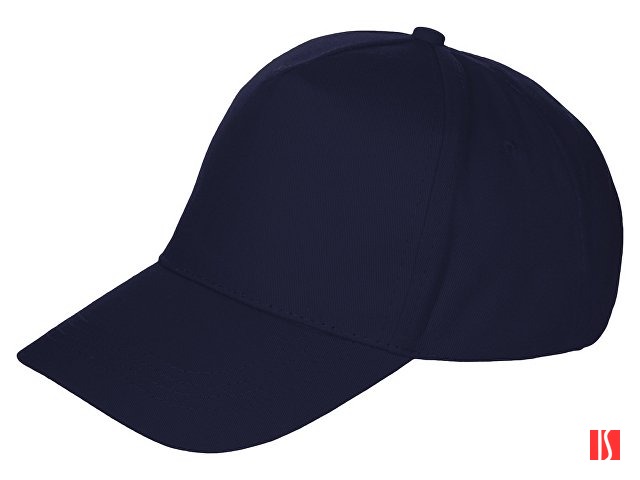 Бейсболка "Мемфис 230" 5-панельная, темно-синяя