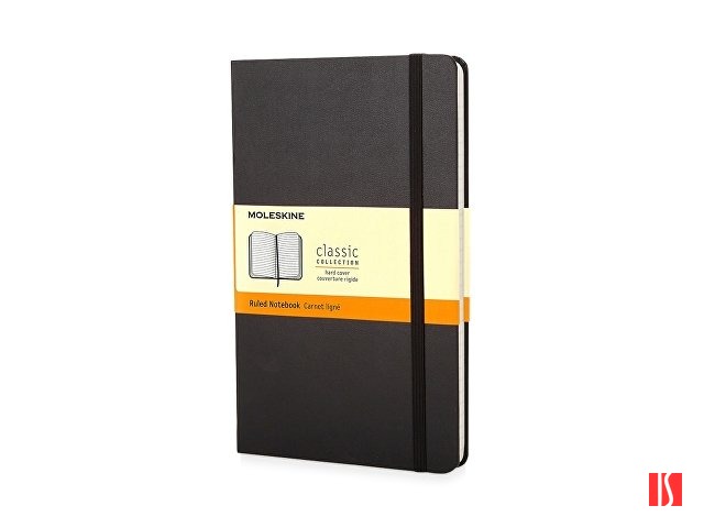 Записная книжка Moleskine Classic (в линейку) в твердой обложке, Pocket (9x14см), черный
