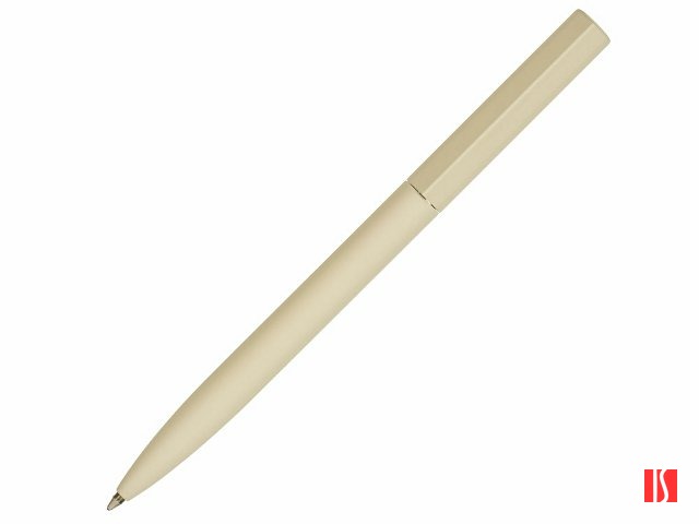 Шариковая металлическая ручка "Minimalist" софт-тач, бежевый