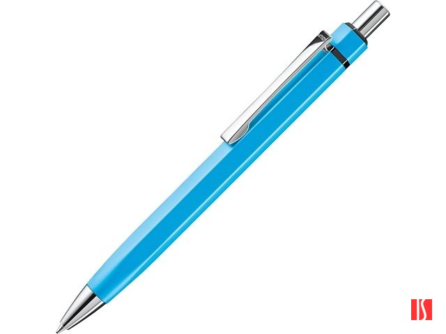 Ручка шариковая шестигранная UMA «Six», голубой