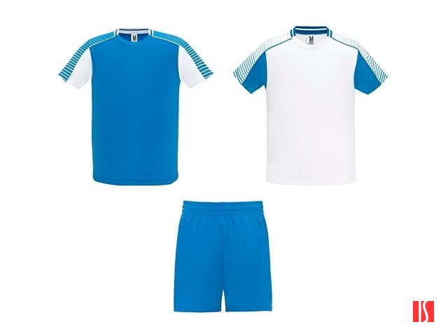 Спортивный костюм "Juve", белый/королевский синий