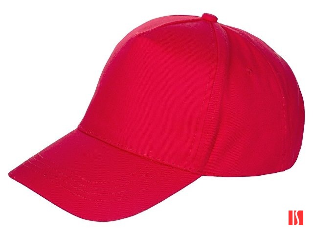 Бейсболка "Мемфис 230" 5-панельная, красная