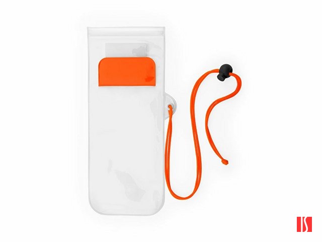 Водонепроницаемый чехол EIDER из ПВХ, прозрачный/апельсин