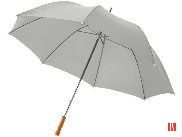 Зонт Karl 30" механический, светло-серый