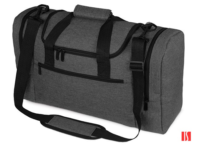 Сумка дорожная Route с двумя боковыми карманами, темно-серый