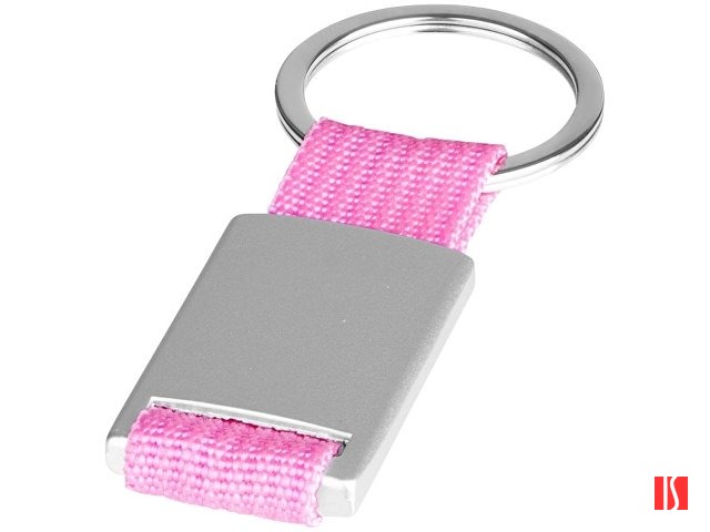 Брелок Alvaro, серебристый/розовый