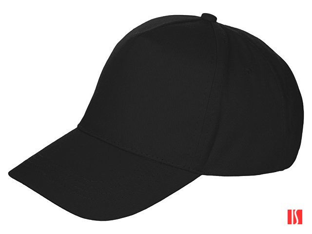 Бейсболка "Мемфис 230" 5-панельная, цвет черный