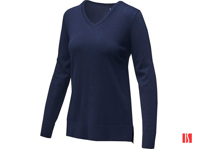 Женский пуловер с V-образным вырезом Stanton, темно-синий