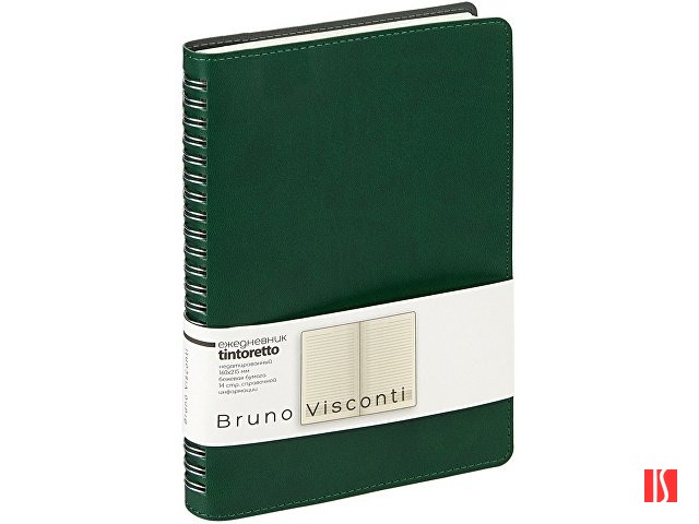 Ежедневник А5 "Tintoretto", зеленый