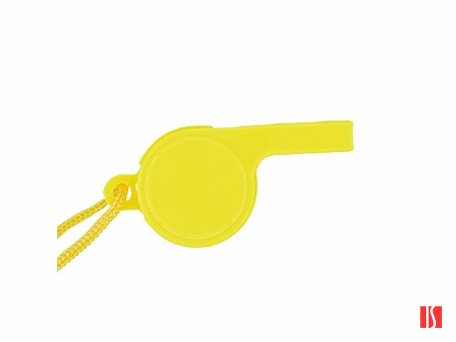 Свисток CARNIVAL с ремешком на шею, желтый