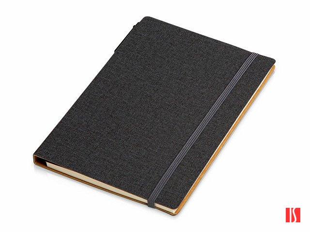 Блокнот с ручкой и набором стикеров А5 "Write and stick", черный