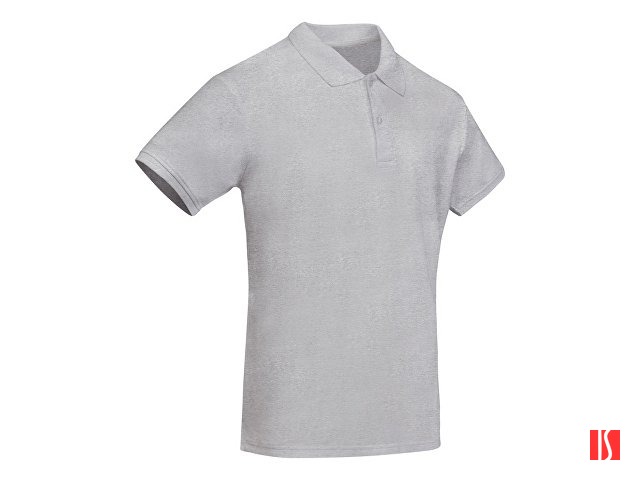 Рубашка поло "Prince" мужская, серый меланж