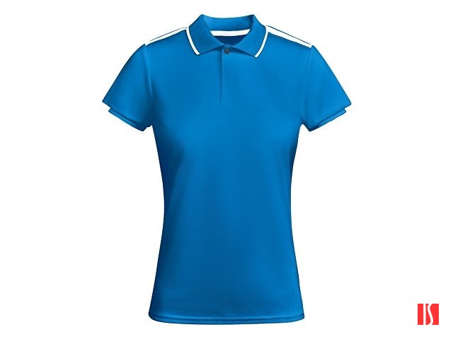 Рубашка-поло "Tamil" женская, королевский синий/белый