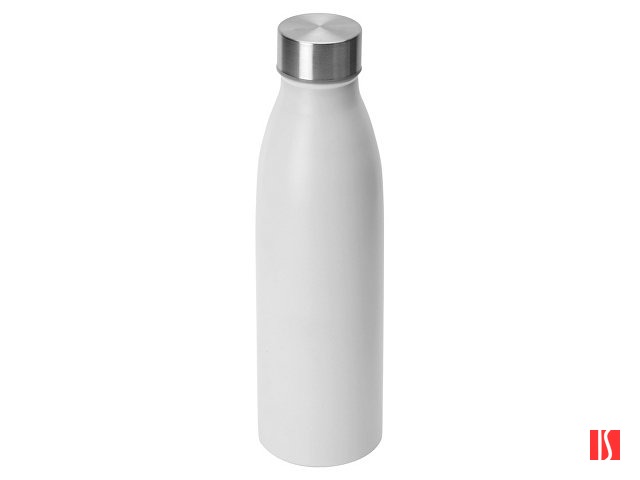 Стальная бутылка "Rely", 650 мл, белый глянцевый