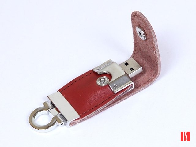 USB-флешка на 32 Гб в виде брелка, коричневый