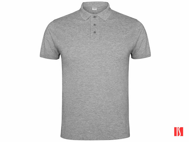 Рубашка поло "Imperium" мужская, серый меланж