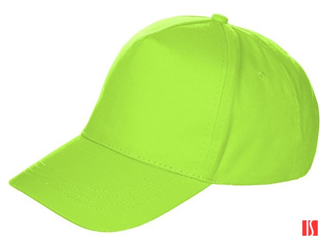 Бейсболка "Мемфис 230" 5-панельная, яблочно-зеленый