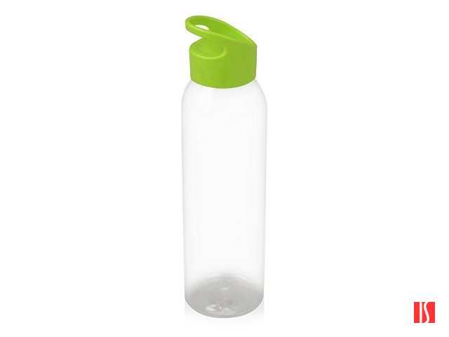 Бутылка для воды "Plain 2" 630 мл, прозрачный/зеленый