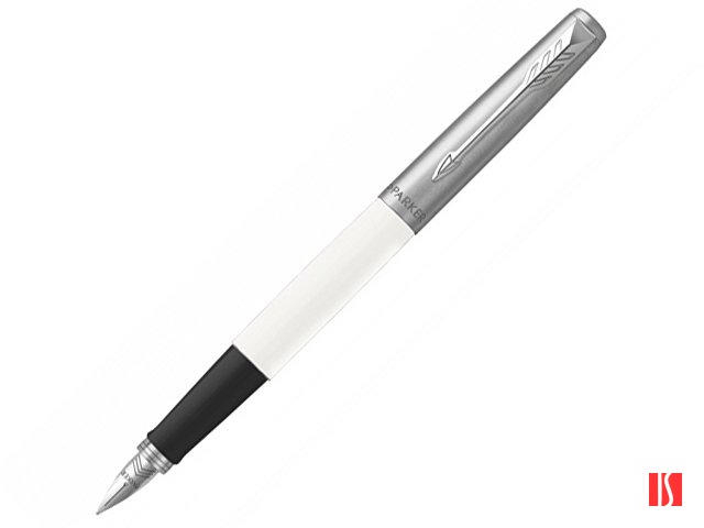 Перьевая ручка Parker Jotter, цвет ORIGINALS WHITE CT, цвет чернил синий/черный, толщина линии M, В БЛИСТЕРЕ