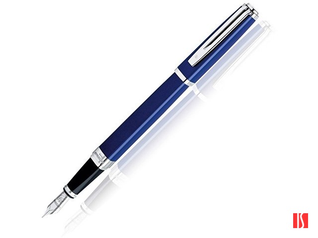 Перьевая ручка Waterman Exception, цвет: Slim Blue ST, перо: F