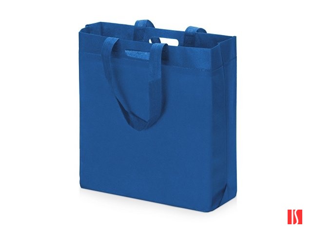 Сумка для покупок из спанбонда Ambit, 380*120*400 с ручкой 550/30 мм, синий