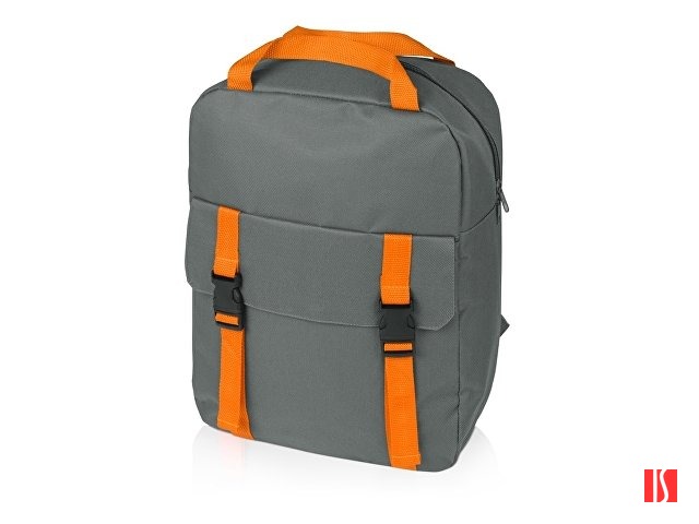 Рюкзак «Lock», серый/оранжевый