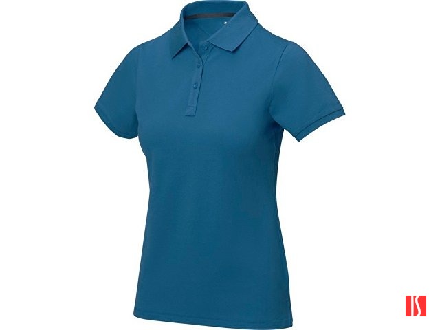 Calgary женская футболка-поло с коротким рукавом, tech blue (деним)