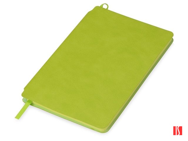 Блокнот «Notepeno» 130x205 мм с тонированными линованными страницами, зеленое яблоко