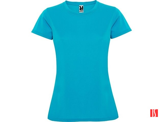 Футболка спортивная женская "Montecarlo", бирюзовый