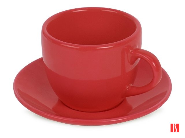 Чайная пара Melissa керамическая, красный