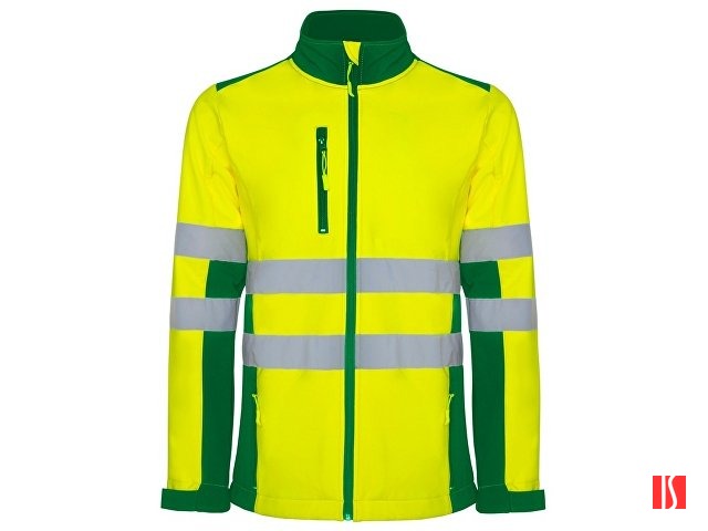 Куртка "Antares", садовый зеленый/неоновый желтый