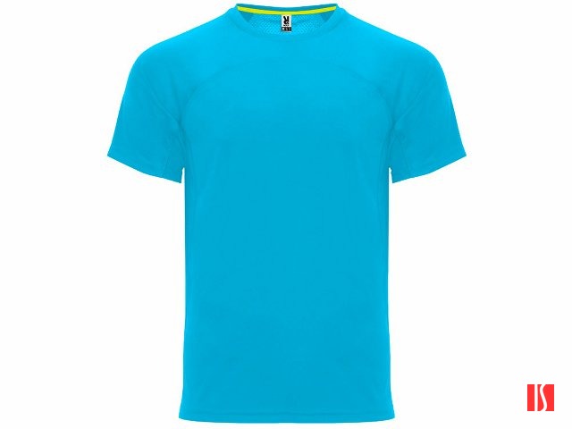 Футболка "Monaco" унисекс, бирюзовый