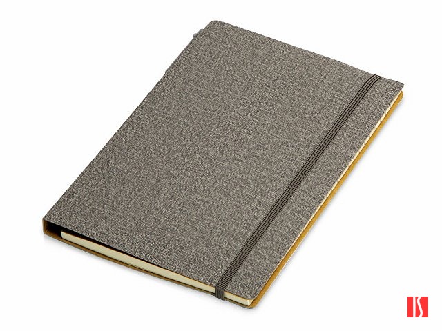 Блокнот с ручкой и набором стикеров А5 "Write and stick", серый