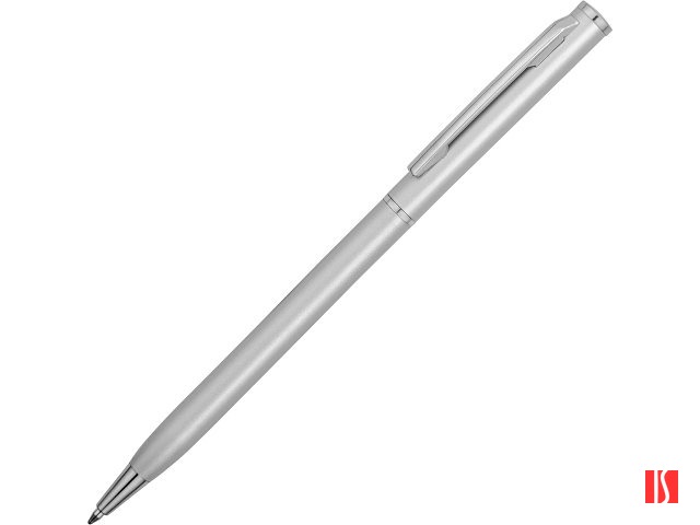 Ручка металлическая шариковая "Атриум", сильвер шайн
