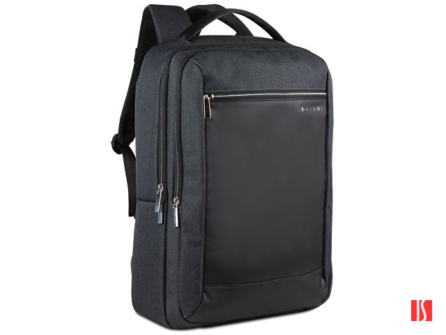 Рюкзак мужской BUGATTI Sera 15'', антрацитовый, полиэстер, 32х12х46 см, 16 л