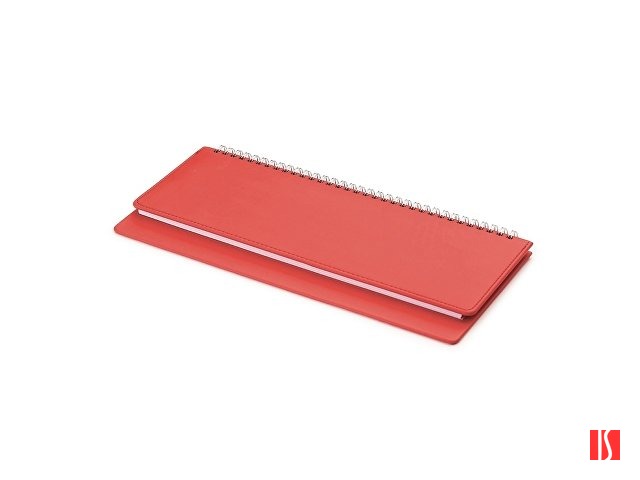 Планинг недатированный  "Velvet" красный