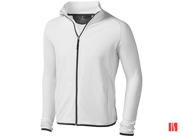 Купить Куртка флисовая "Brossard" мужская, белый Куртка флисовая "Brossard" мужская, белый