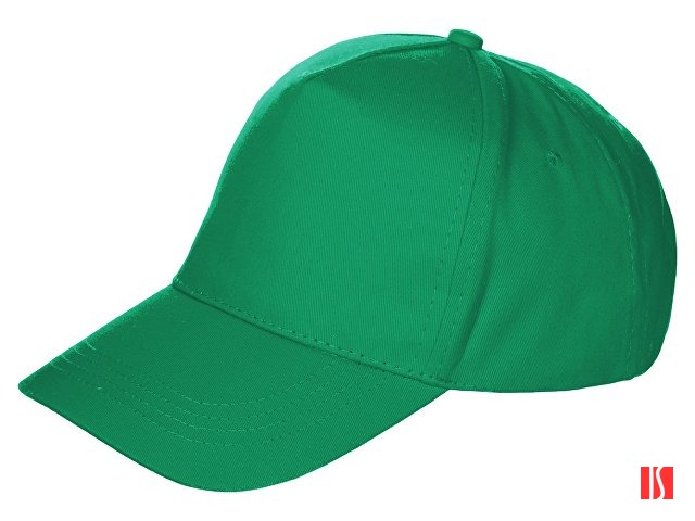 Бейсболка "Мемфис 230" 5-панельная, зеленая