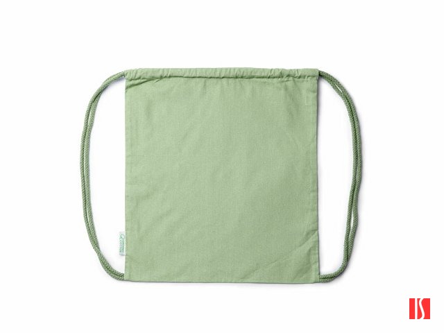 Рюкзак-мешок BREST из 100% органического хлопка, туманно-зеленый