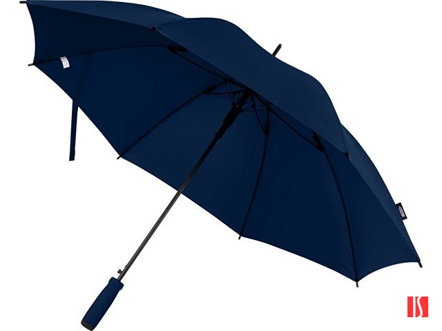 Зонт трость 23" Niel из переработанного ПЭТ-пластика, полуавтомат - Темно - синий